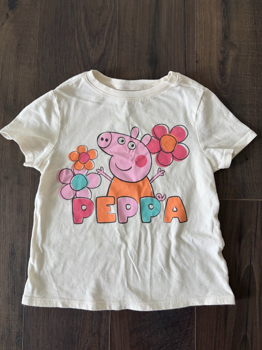 Old Navy Peppa Pig Flower Graphic Tee